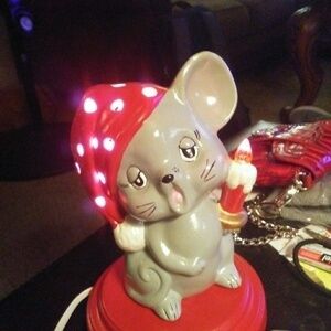 AUNTIQUE / vintage mouse light / nightlight